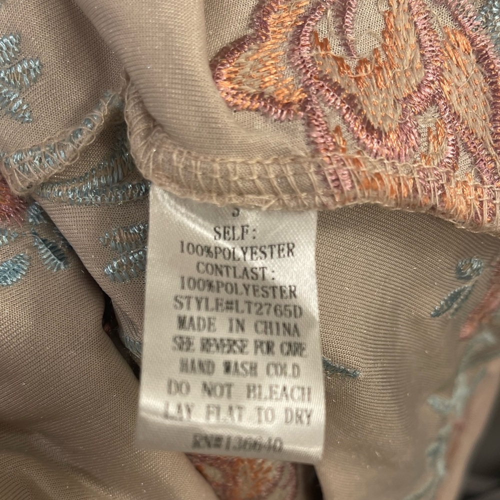 Flower Print long Kimono - Picture 5 of 10